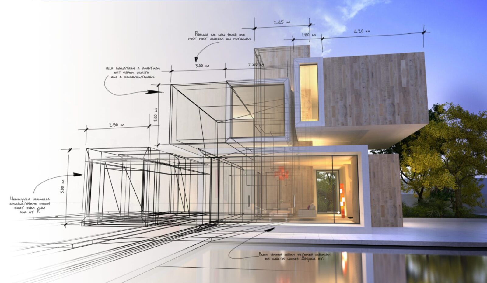 Design stages of luxury villa Livable Canada